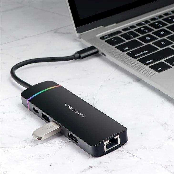 USB C 6 in 1 멀티포트 어댑터